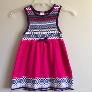Gymboree Little Girl Sleeveless Winter Sweater Dress size 4T.